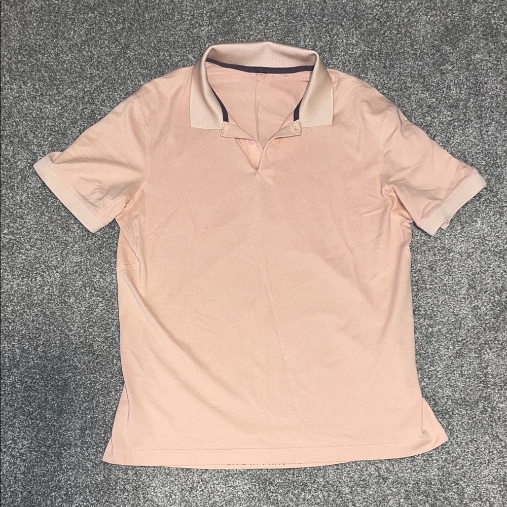 Men's Lululemon Pink Polo Shirt